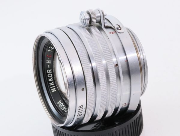 Nikkor HC 5cm F/2 middle period Leica L39 lens, filter attaching 