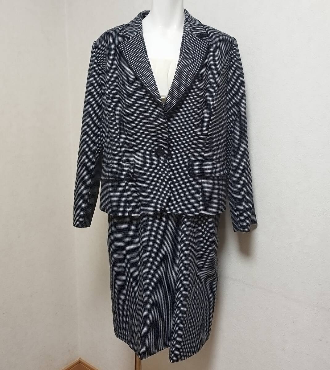 美品 21ABR 大きいサイズ 礼服 式服 フォーマルスーツ ゆったりサイズ 3XL 4L 5L 結婚式　お呼ばれセットアップ_画像1