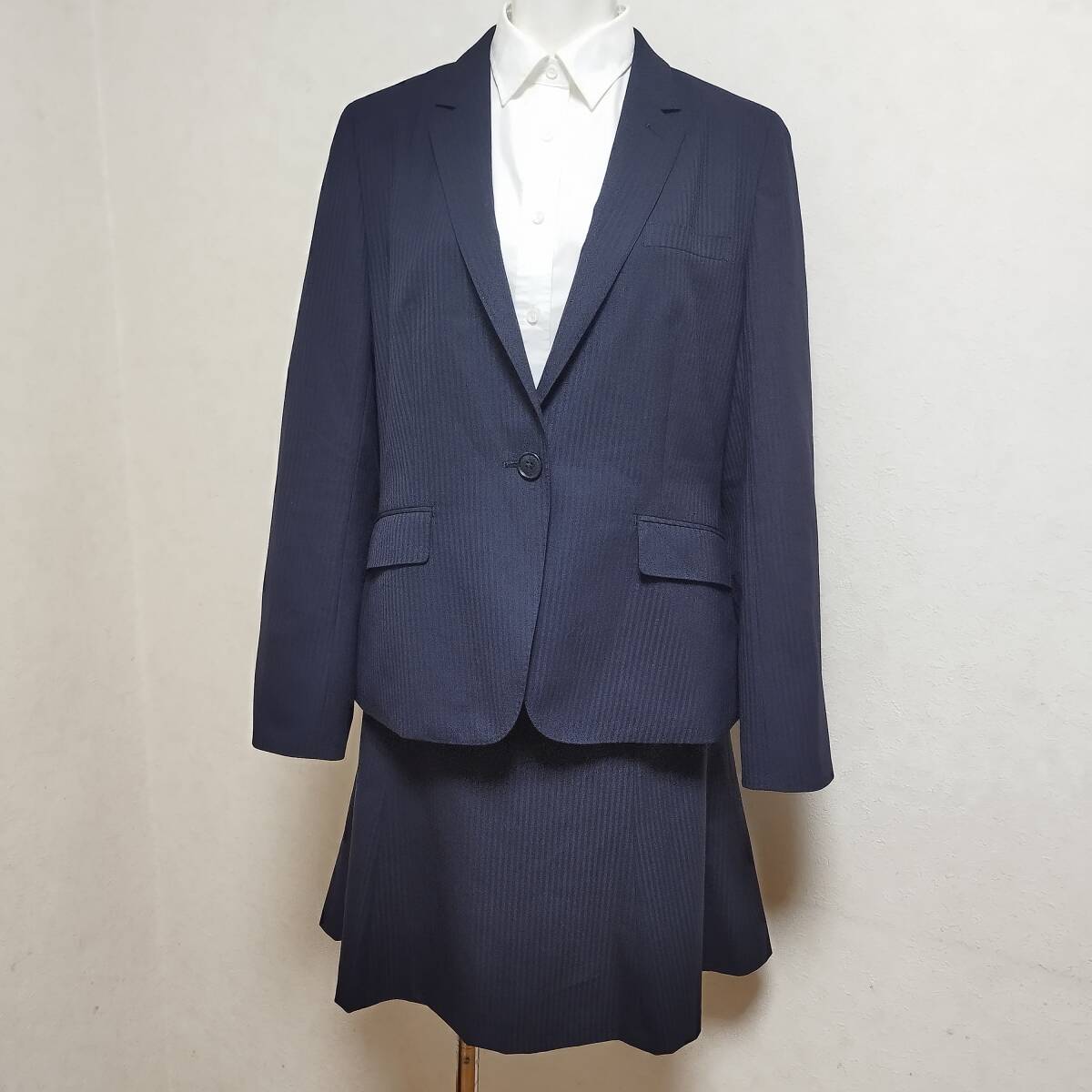 美品 大きいサイズ15スカート 17ジャケット AOKI アオキ 就活スーツ 春