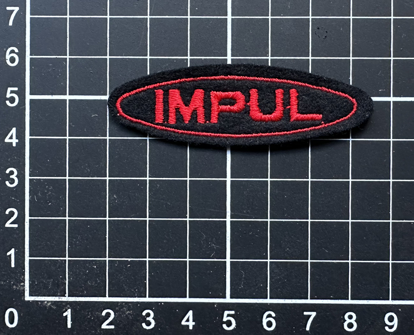 IMPUL HOSHINO RACING "Impul" racing team embroidery S badge * Vintage that time thing ( genuine article ) new goods unused goods 