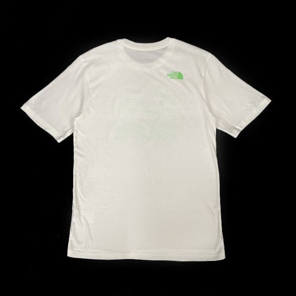 売切り【正規新品】THE NORTH FACE◆S/S COORD TEE 半袖 Tシャツ US限定 コットン100% 男女兼用 ホワイト コットン(XL)白 緑 180902-18の画像4