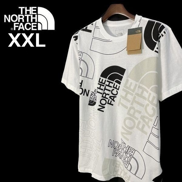 売切り【正規新品】THE NORTH FACE◆S/S GRAPHIC INJECTION TEE 半袖 Tシャツ US限定 グラフィック 男女兼用 キャンプ(XXL)白 180902-15の画像2