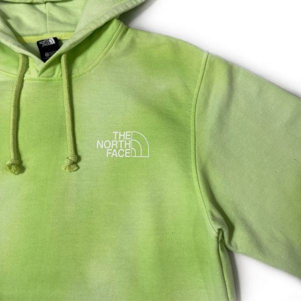 売切り【正規新品】THE NORTH FACE◆DYE RECYCLED PULLOVER HOODIE パーカー US限定 後染め 裏起毛(L)緑 タイダイ柄 181130-10_画像4