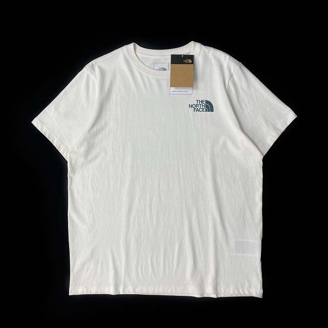 売切り【正規新品】THE NORTH FACE◆W SHORT-SLEEVE BOX NSE TEE 半袖 Tシャツ US限定 ボックスロゴ 男女兼用 アウトドア(L)白 180902-15_画像6