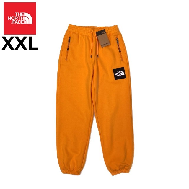 売切り【正規新品】THE NORTH FACE◆HEAVYWEIGHT BOX FLEECE SWEATPANT ジョガーパンツ US限定 ボックスロゴ 厚手(XXL)オレンジ 190110-28_画像3