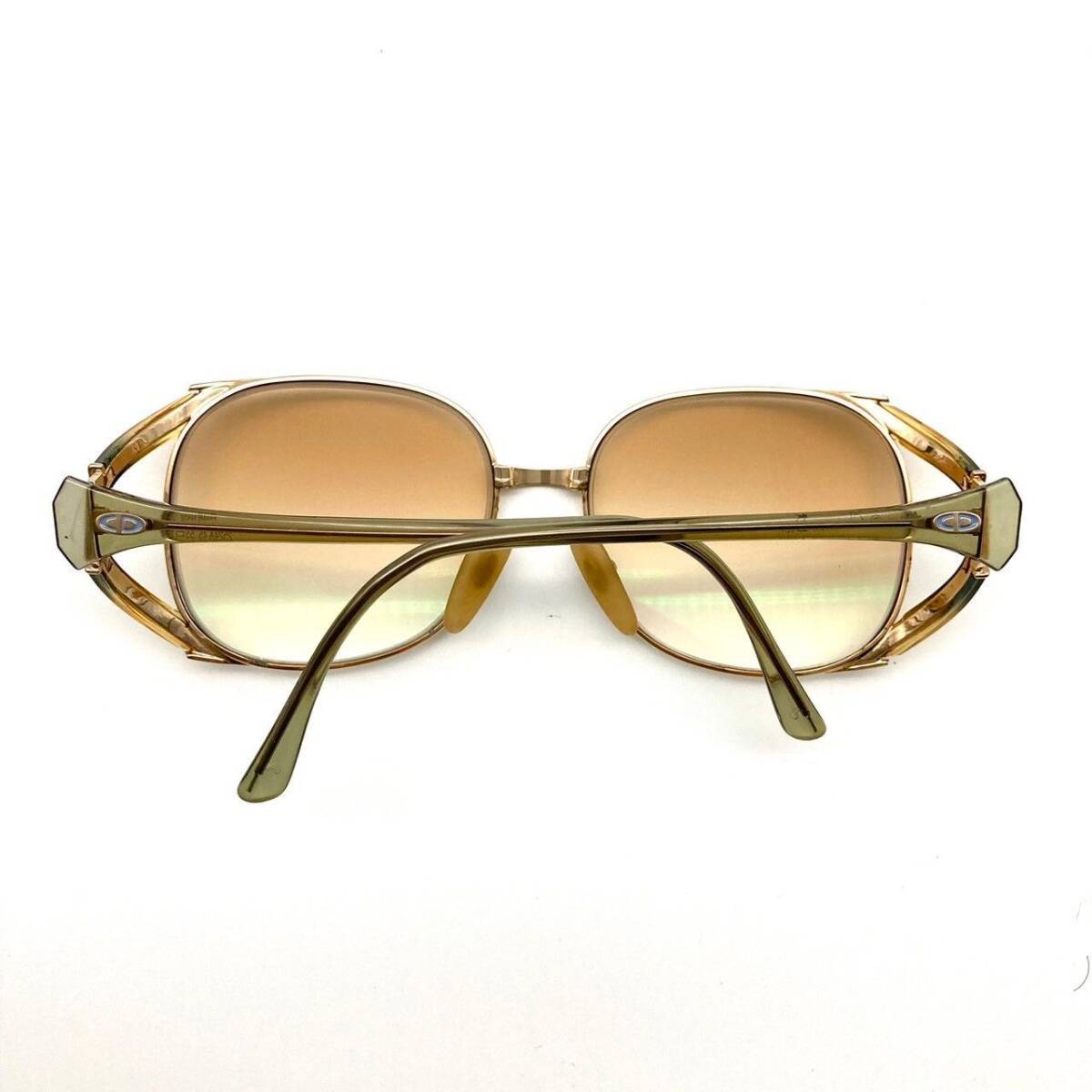  Christian Dior glasses round o small ru Brown 60416