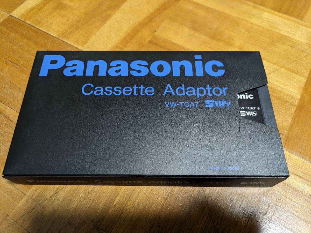 パナソニック カセットアダプター VW-TCA7 思い出のテープの再生・デジタル化に panasonic VHS-C ダビングの画像1