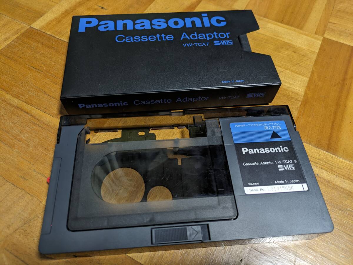 パナソニック カセットアダプター VW-TCA7 思い出のテープの再生・デジタル化に panasonic VHS-C ダビングの画像2