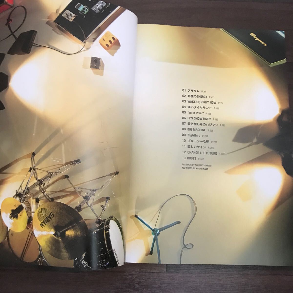 【中古】バンドスコア B'z　BIG MACHINE 究極の完全コピー楽譜集（バンドスコア） 第8弾 OFFICIAL BAND SCORE_画像3