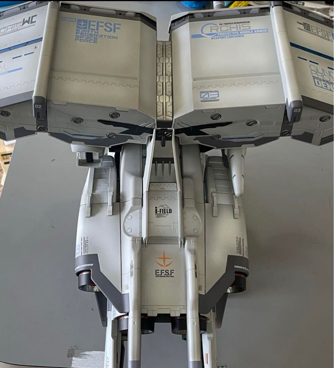 バンダイ HGUC 1/144 ガンダムGP03 デンドロビウム グラデーション 塗装済み 完成品 ガンプラ完成品 ガンダム ガンプラ改造の画像7