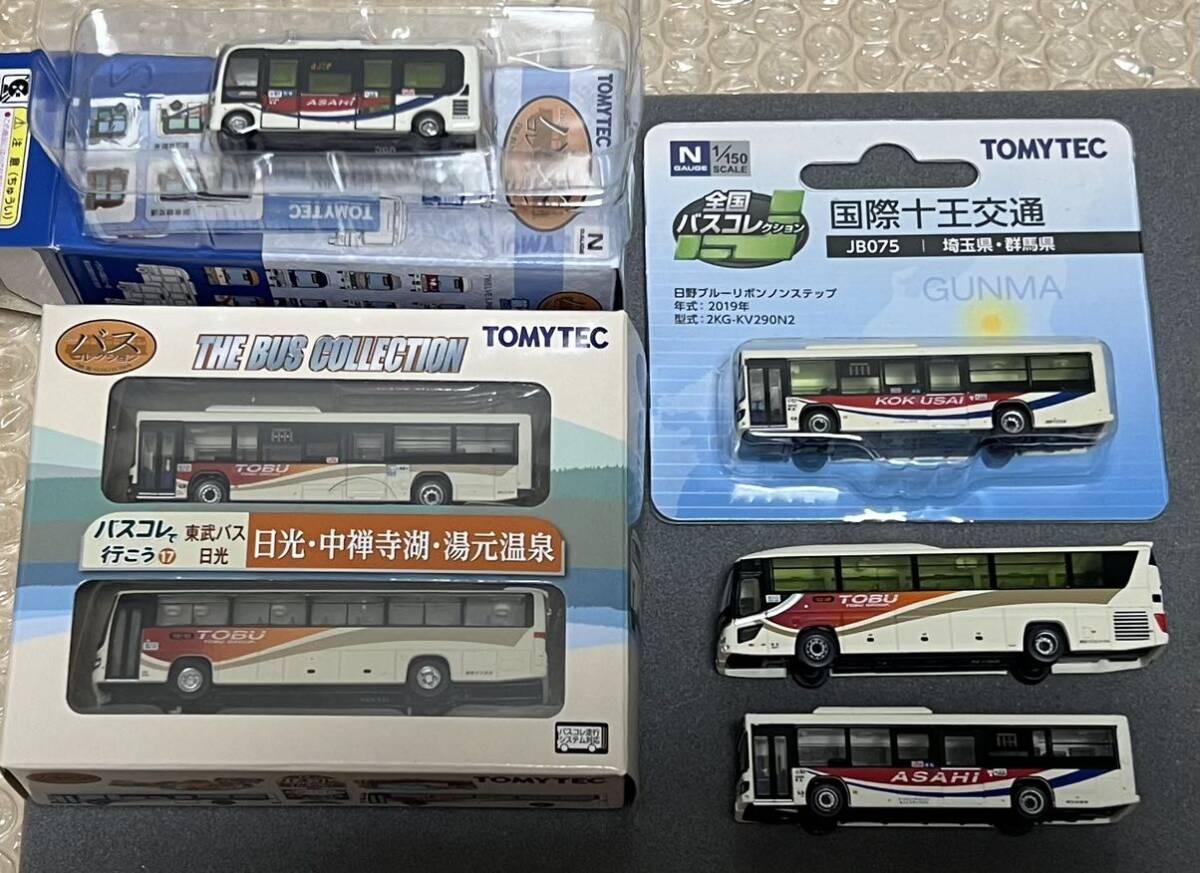 TOMYTECトミーテックバスコレクション東武バスグループセット6台の画像1