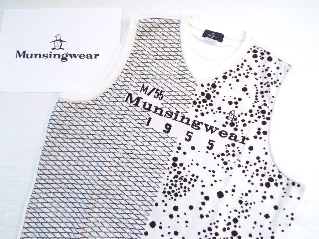 ★超美品★Munsingwear マンシングウェア / Vネック ニットベスト / サイズLL_画像1