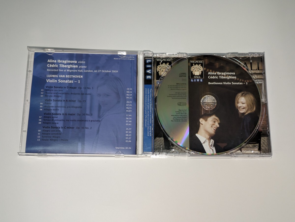 アリーナ・イブラギモヴァ、セドリック・ティベルギアン『Beethoven: Violin Sonatas 1』[LIVE CD]の画像3