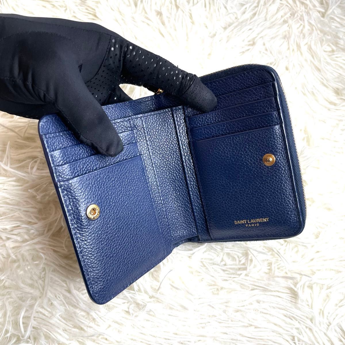 極美品 付属品完備 / YSL サンローラン YSLラインラージジップ 極美品 付属品完備 / YSL サンローラン YSLラインラージジップ