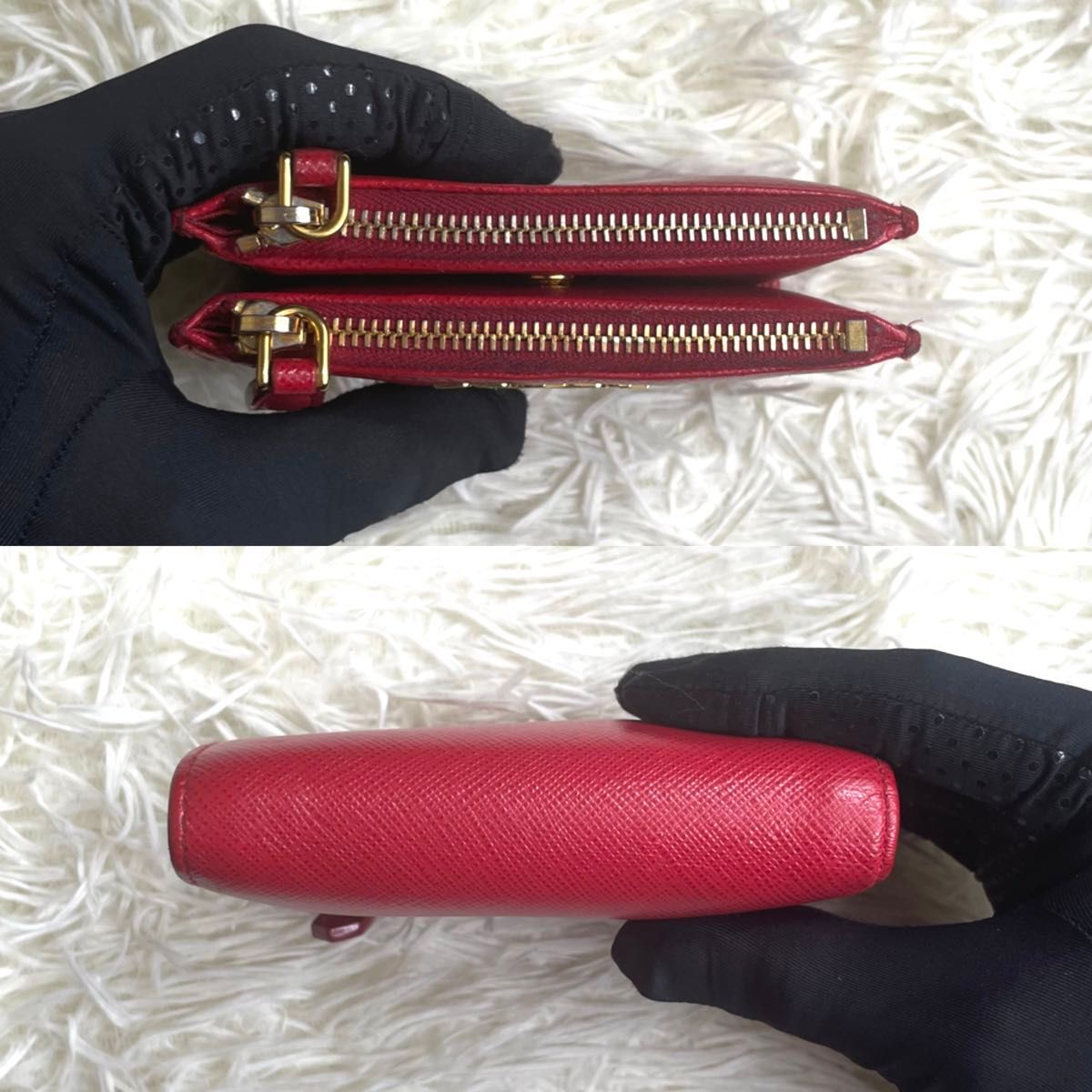 希少品 入手困難 / PRADA プラダ サフィアーノダブルジップ 希少品 入手困難 / PRADA プラダ サフィアーノダブルジップ