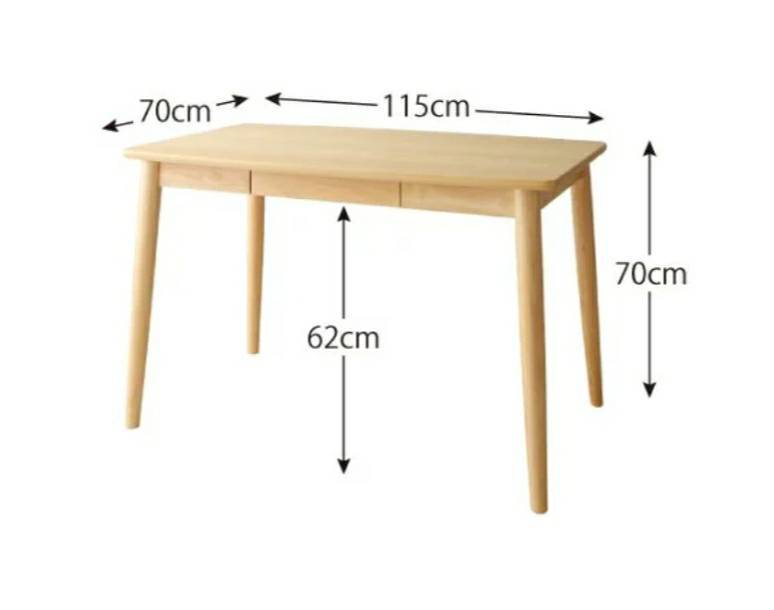 [ outlet ] dining table drawer attaching Northern Europe style dining 3072