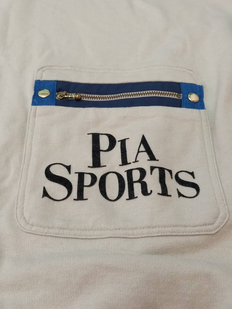 PIA SPORTS　ピアスポーツ　長袖トレーナー　青・紺・黒・ベージュ　4(XLサイズ相当)　メンズ　01_画像7