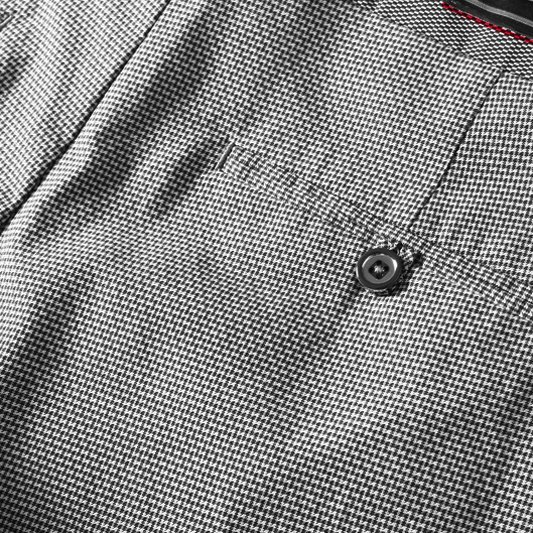 【XL/W35】ゴルフパンツ チノパン メンズ スキニーパンツ 新品 黒 ブラック チェック ストレッチパンツ 695bk-35の画像9
