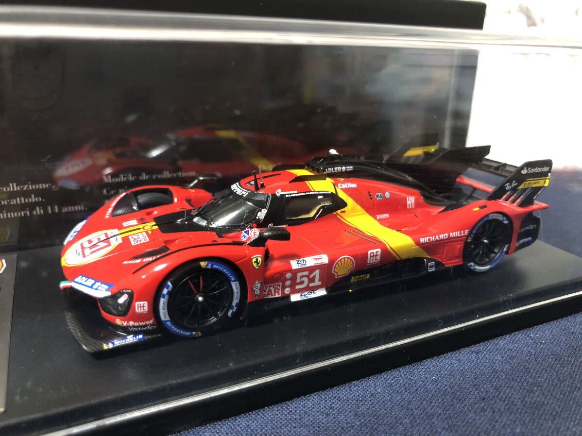 LSLM162 LOOKSMART 1/43 フェラーリ Ferrari 499P No.51 AF CORSE Winner 24H Le Mans 2023 _画像5