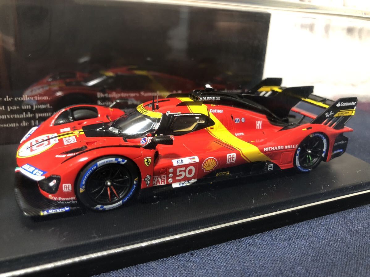 LSLM161 LOOKSMART 1/43 Ferrari Ferrari 499P No.50 AF CORSE 5th 24H Le Mans 2023