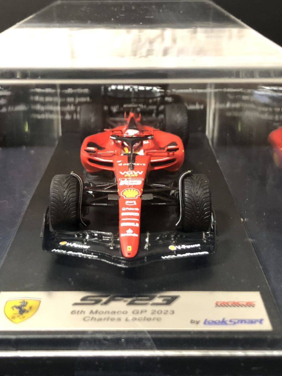 LSF1053 LookSmart 1/43 Scuderia Ferrari SF23 No.16 Charles Lerlerc 6th Monaco GP 2023 