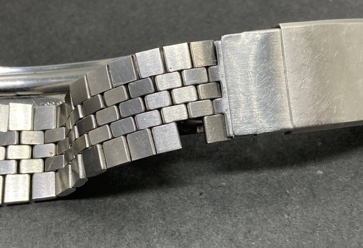 １円～稼働品・SEIKO TYPE Ⅱ/セイコー タイプⅡ グリーン文字盤 7546-700B メンズ腕時計 QZ【YB-8010】の画像10