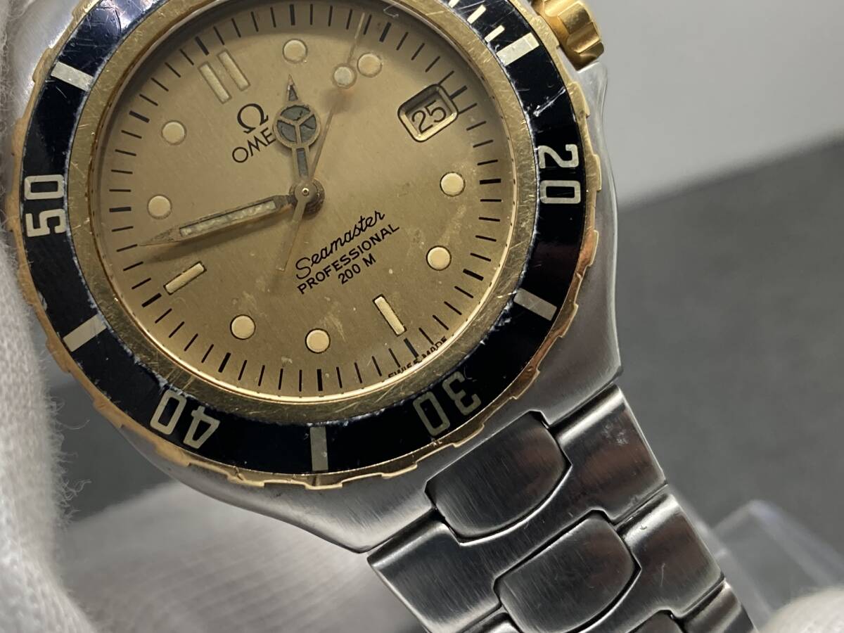 稼働品・OMEGA Seamaster/オメガ シーマスター プロフェッショナル 200ｍ 396.1042.1 メンズ腕時計QZ【B-763】