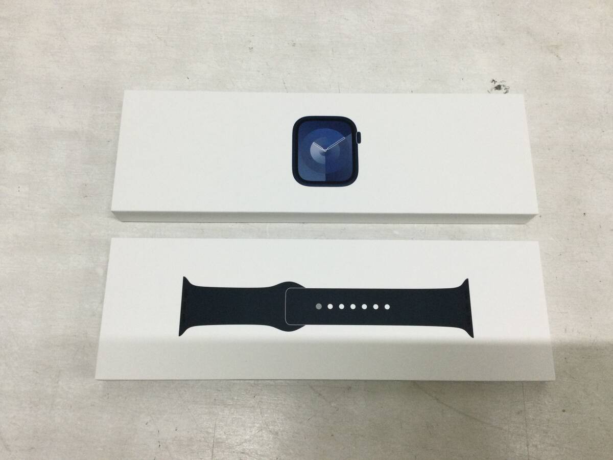 【#55】未開封品 Apple Watch Series 9 GPSモデル 41mm ミッドナイトアルミニウムケース MR8X3J/A_画像4