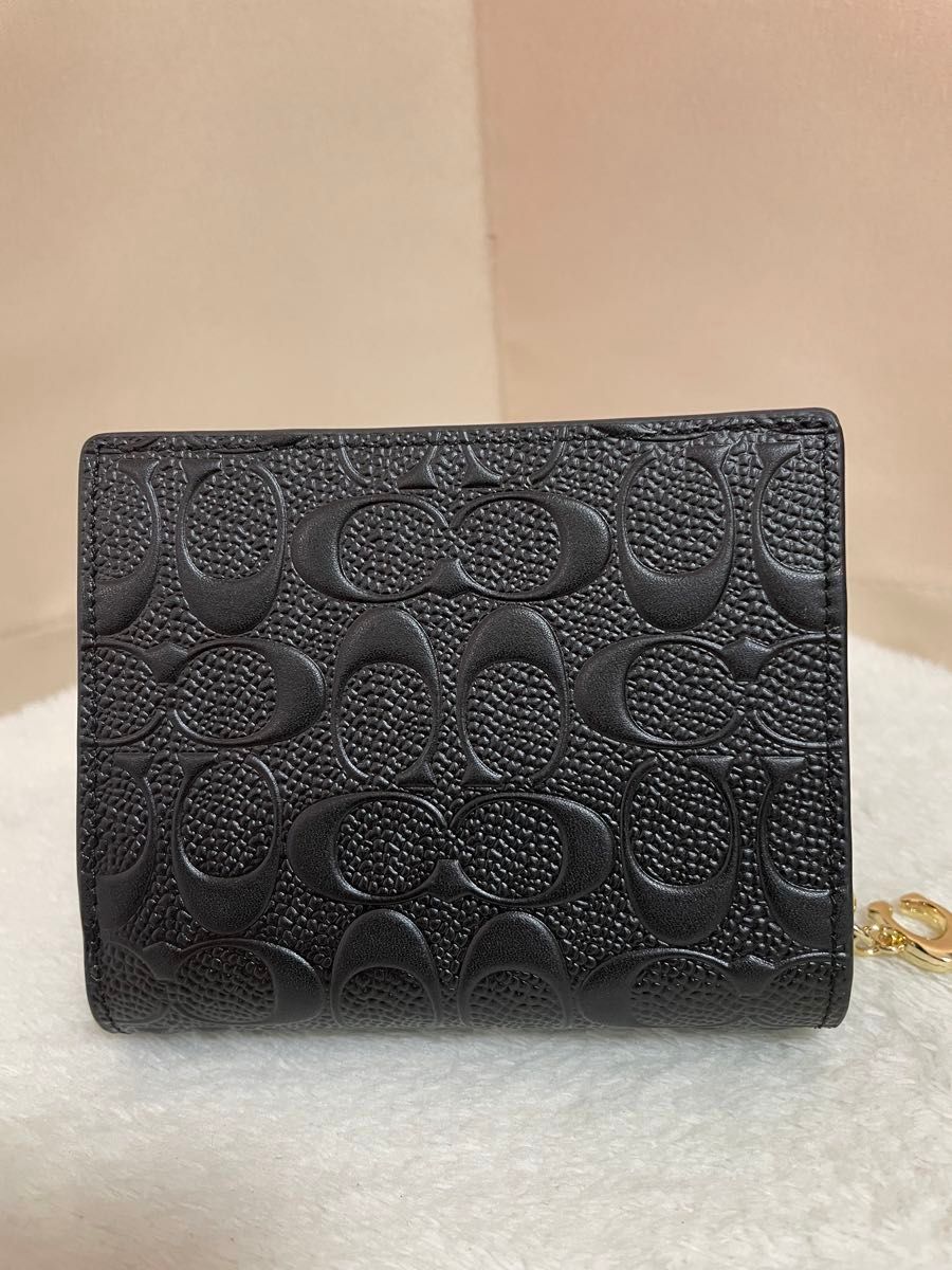 コーチ レディース coach 二つ折財布 ブラック Cマーク C コーチ レディース coach 二つ折財布 ブラック Cマーク C