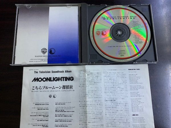 OST / Moonlighting こちらブルームーン探偵社 Bruce Willis / Cybill Shepherd / Al Jarreau / Billie Holiday 国内盤 22P2-2724の画像3