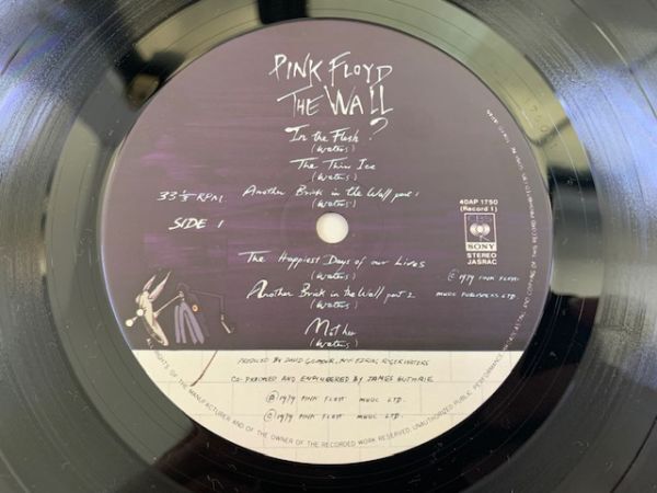2LP pink * floyd PINK FLOYD / THE WALL The * wall domestic record 40AP1750/1