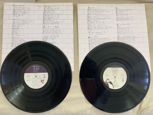 2LP pink * floyd PINK FLOYD / THE WALL The * wall domestic record 40AP1750/1