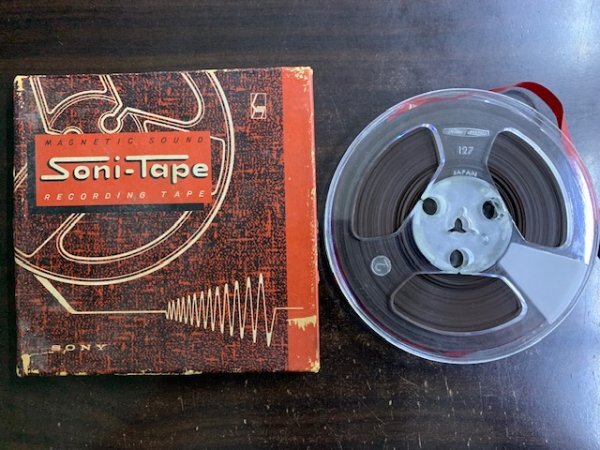 オープンリール・テープ SONY Soni-Tape PY-5 (185m) MAGNETIC SOUND / RECORDING TAPE_画像1