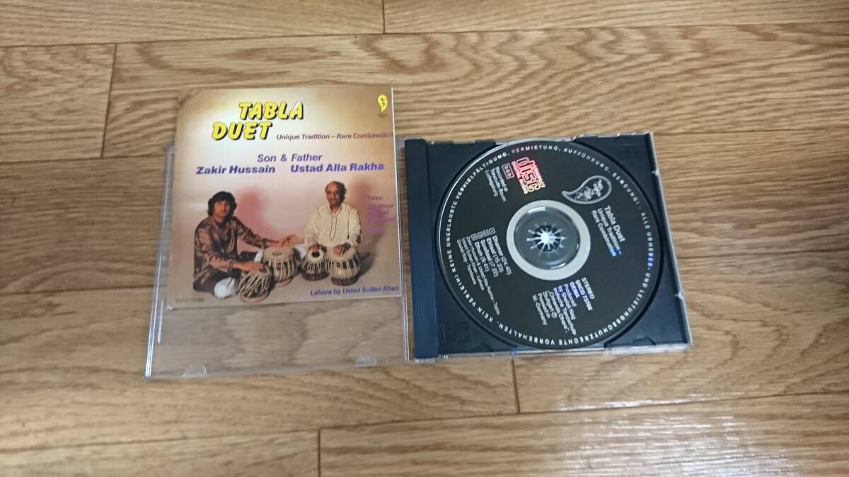 ★☆TAN04249 Zakir Hussain / Ustad Alla Rakha / ザキール フセイン / 親子の競演 / Tabla Duet  CDアルバム☆★の画像1