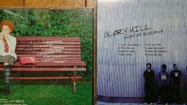 ★☆S00250　GLORY HILL（グローリー・ヒル)【LOST GENERATION】【wproof of existence】 CDミアルバム２枚まとめてセット☆★_画像2