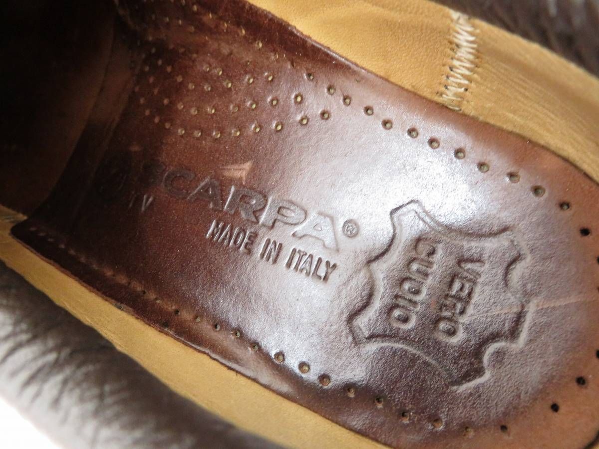 1 jpy Scarpa SCARPA GARMISHgarumishu moccasin leather shoes shoes 42 M BV990