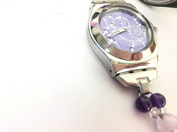 1円 ジャンク品 カシオ スウォッチ クオーツ 腕時計 おまとめ大量セット EV207の画像5