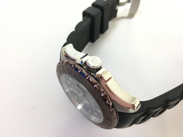 1円 ジャンク品 カプリウォッチ クオーツ クロノグラフ メンズ腕時計 セット EV187の画像10