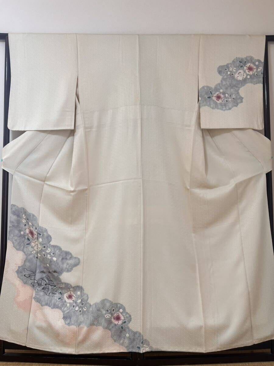  attaching lowering kimono . pieces flower silk kimono . clothes kimono aperture stop . thing 