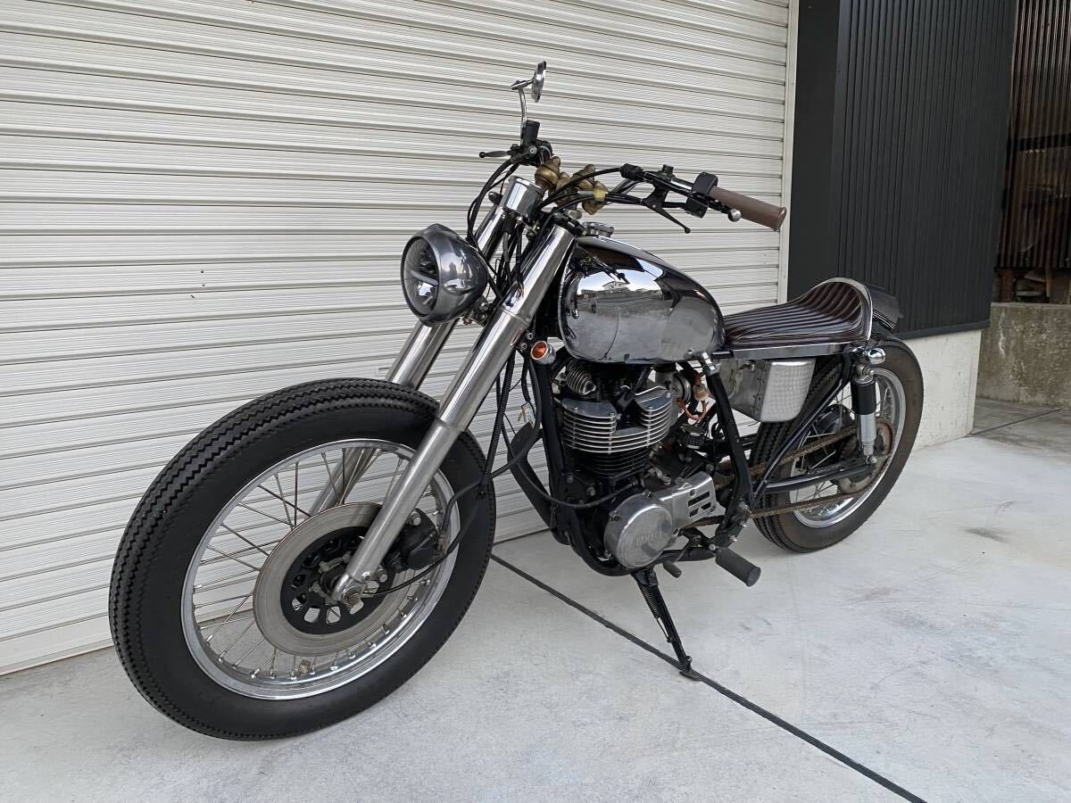 YAMAHA SR500 カスタム　　不動車　代理出品_画像9