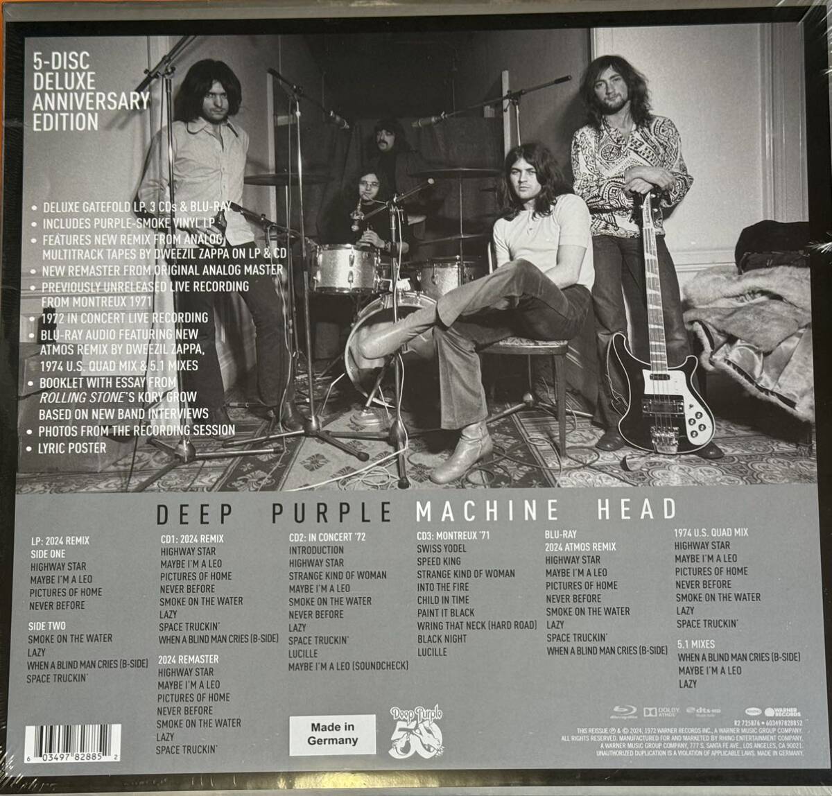 新品未開封 DEEP PURPLE★Machine Head (Super Deluxe Edition) ［3CD+Blu-ray Audio+LP］の画像3