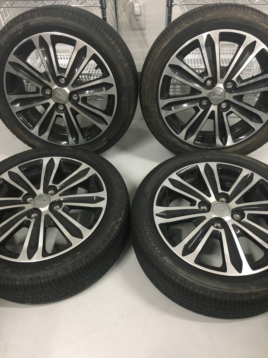 １円スタート　４本セット　タント　純正　タイヤホイールセット　165/55R15 75V　ナット付き_画像1