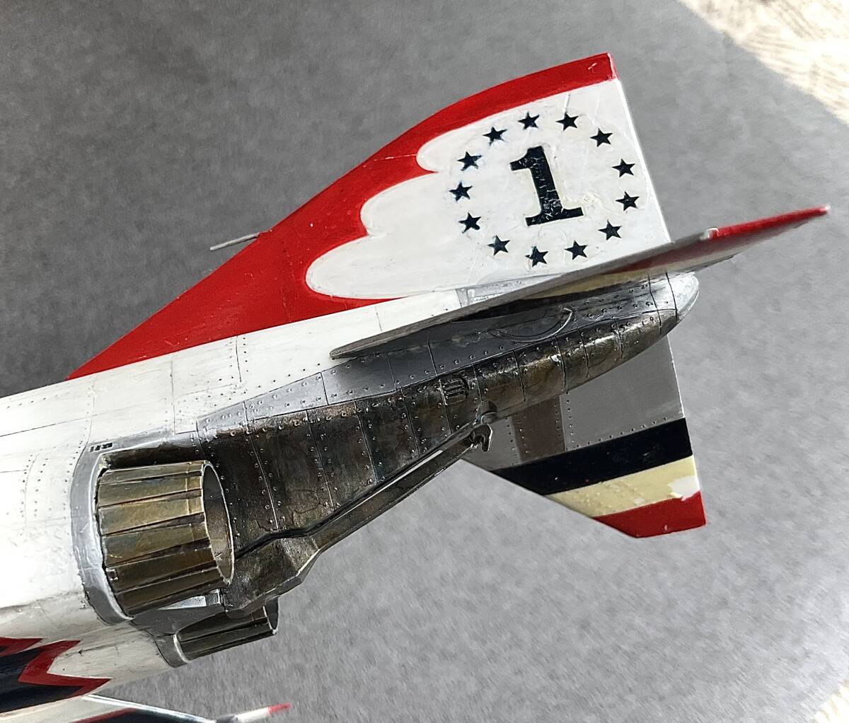1/72 Fujimi F-4 Thunderbirds / フジミ ファントムⅡ サンダーバード 完成品_画像9