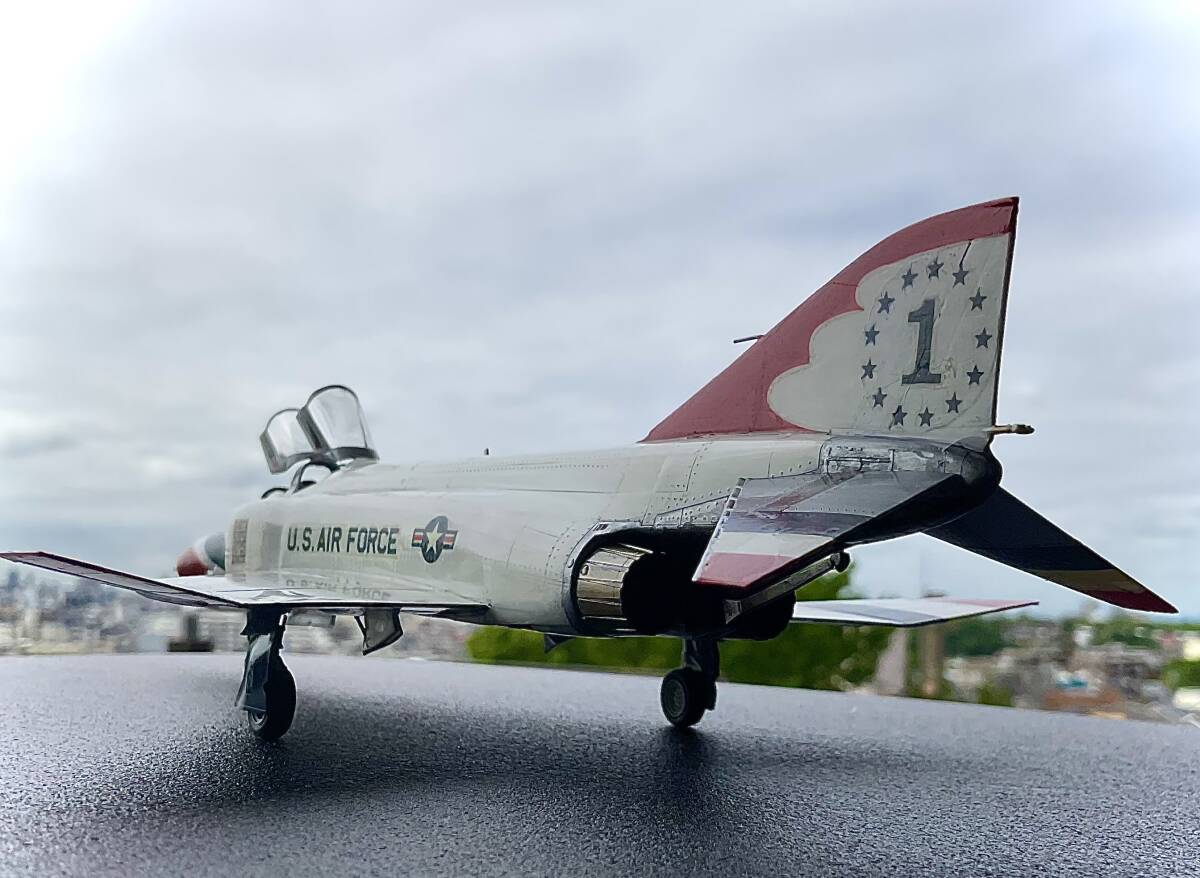1/72 Fujimi F-4 Thunderbirds / フジミ ファントムⅡ サンダーバード 完成品_画像10