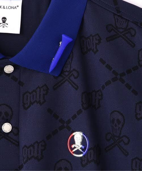 【 新品未使用 メンズ50 MARK&LONA 】 ポロシャツ マークアンドロナ XL ネイビー 紺 マーク&ロナ 国内正規品 ポロ 半袖の画像8