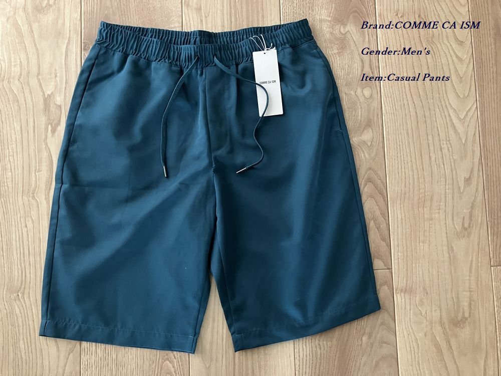  новый товар COMME CA ISM Comme Ca Ism полиэстер tsu il шорты 21 зеленый M размер 52PC26 обычная цена 3,200 иен 