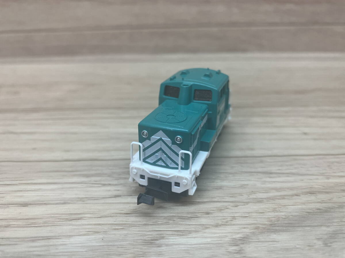 6. 極美品 TOMIX Nゲージ 2027 Cタイプ小型 ディーゼル機関車 エメラルドグリーン トミックス 鉄道模型 の画像3