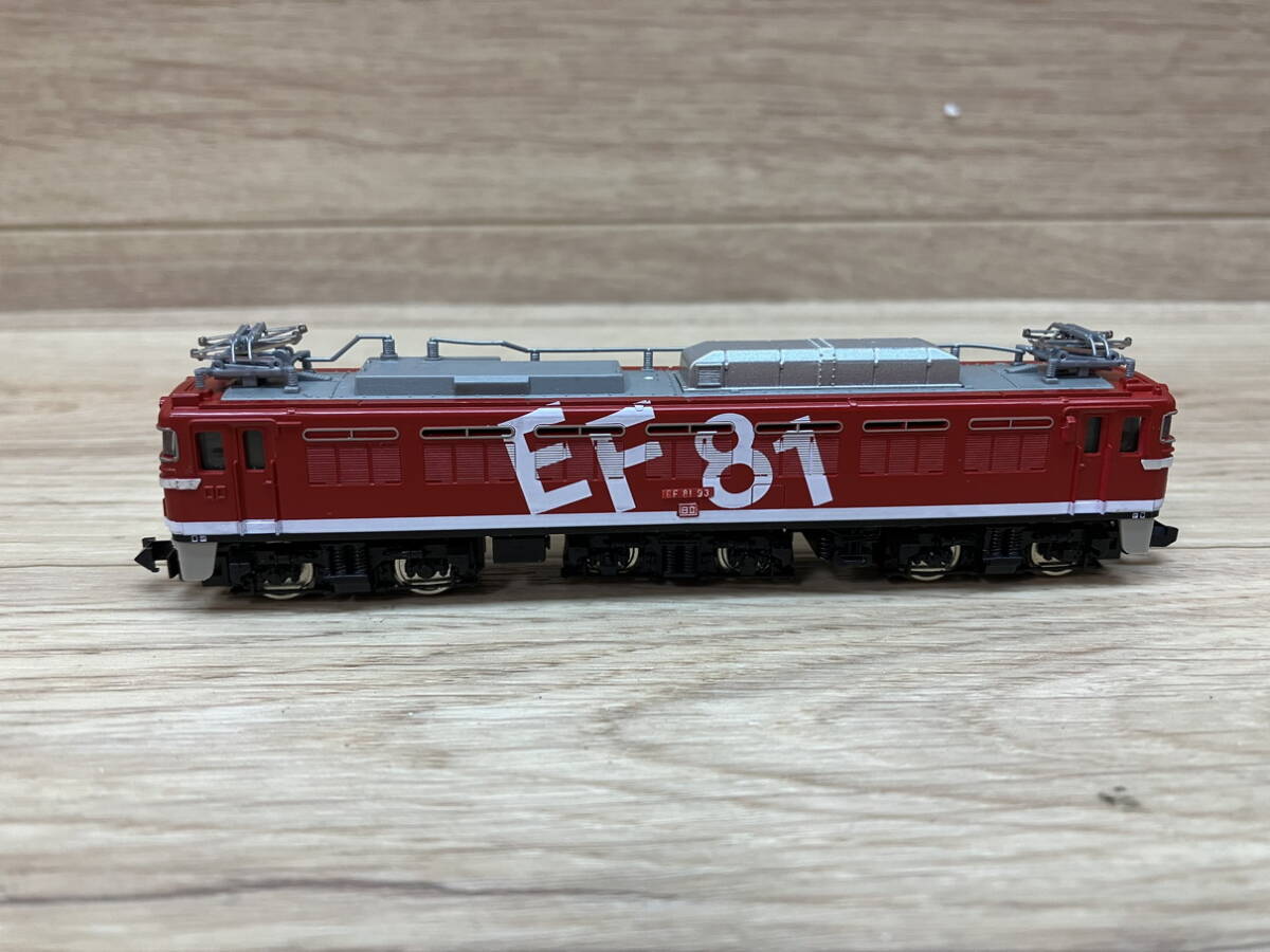 10. TOMIX N gauge 2153 JR EF81 shape electric locomotive ( Rainbow ) railroad model 