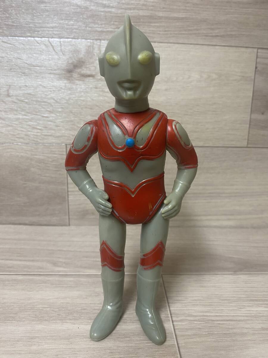 当時物 昭和レトロ ブルマァク 帰ってきたウルトラマン ソフビ 約２３ｃｍの画像1