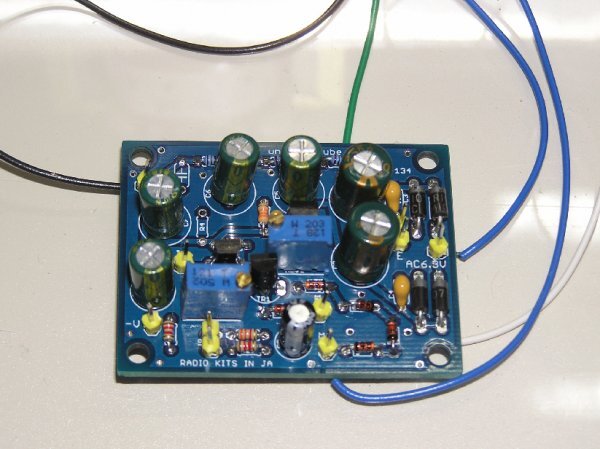 Ｓメーター基板キット (真空管ラジオ) ： 6E5同様に AVC電圧で動作。 RK-134キットの画像3